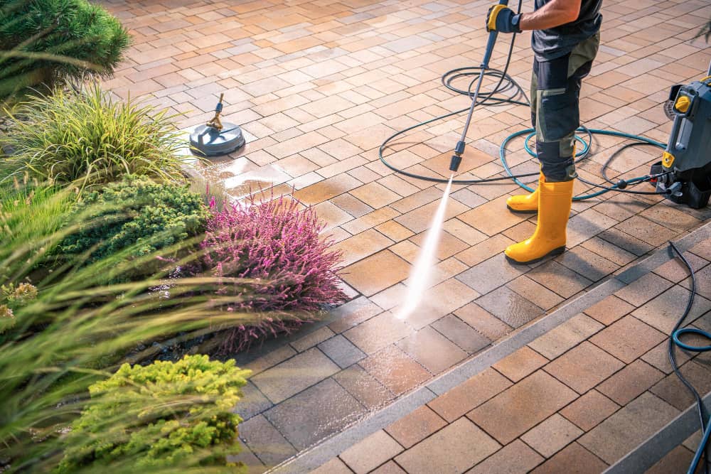 Cleaning Patio Slab Cleaning 